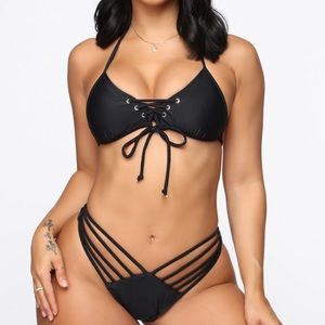 Fashion Nova “Wildin’ Beach Club” 2 Piece Swimsuit